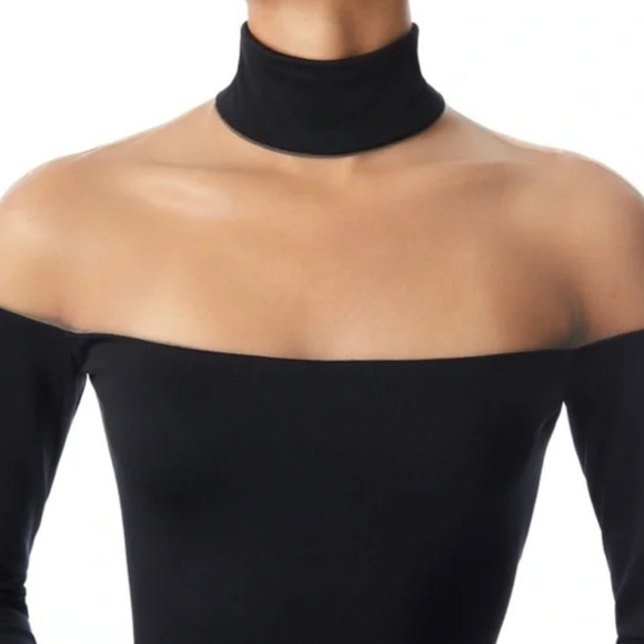 Alice + Olivia ZAHRA SHEER TURTLENECK MINI DRESS | Size 0 | New with tag - Picture 4 of 6